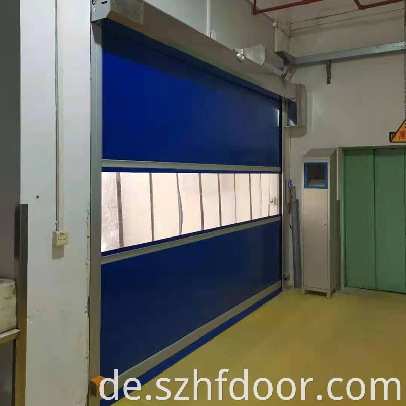 PVC fast rolling shutter door